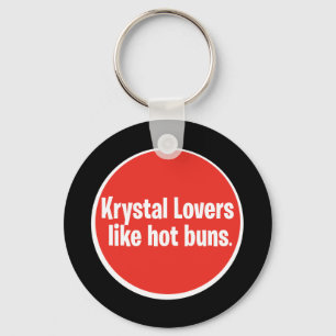 Krystal hoade bullar nyckelring