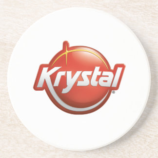 Krystal logotypkustfartyg i vit underlägg sandsten