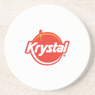 Krystal logotypkustfartyg i vit underlägg sandsten