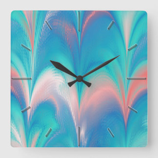 Krystal Marble 1&2 Wall Clocks Fyrkantig Klocka