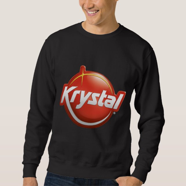 Krystal ny logotyp lång ärmad tröja (Framsida)