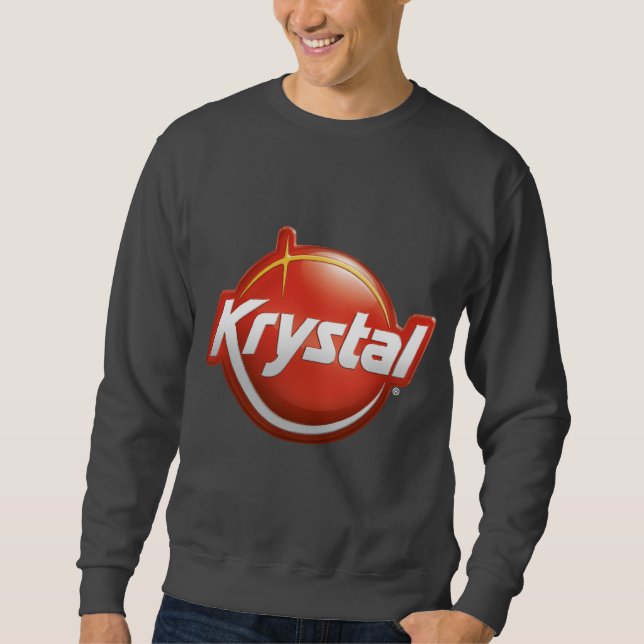 Krystal ny logotyp sweatshirt (Framsida)