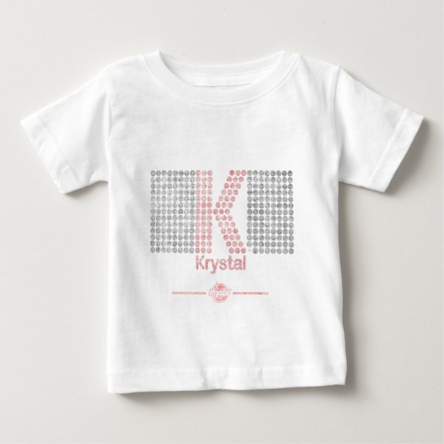 Krystal stort K T Shirt (Framsida)