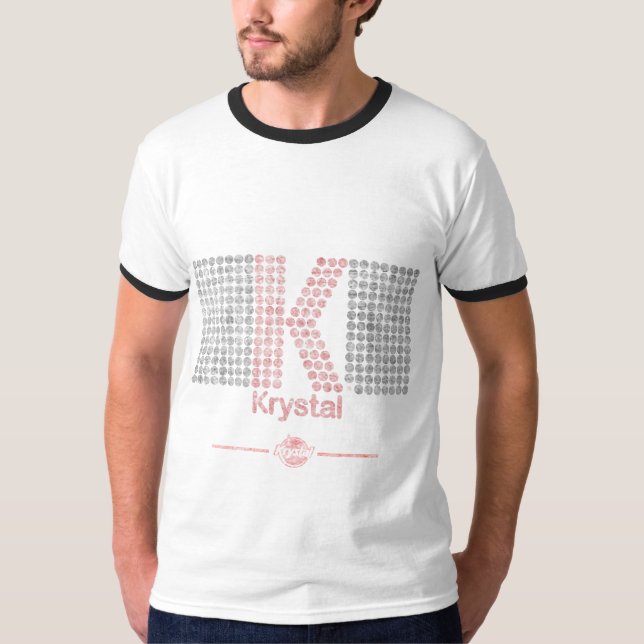 Krystal stort K T-shirt (Framsida)