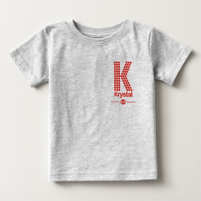 Krystal stort K Tee Shirt (Framsida)