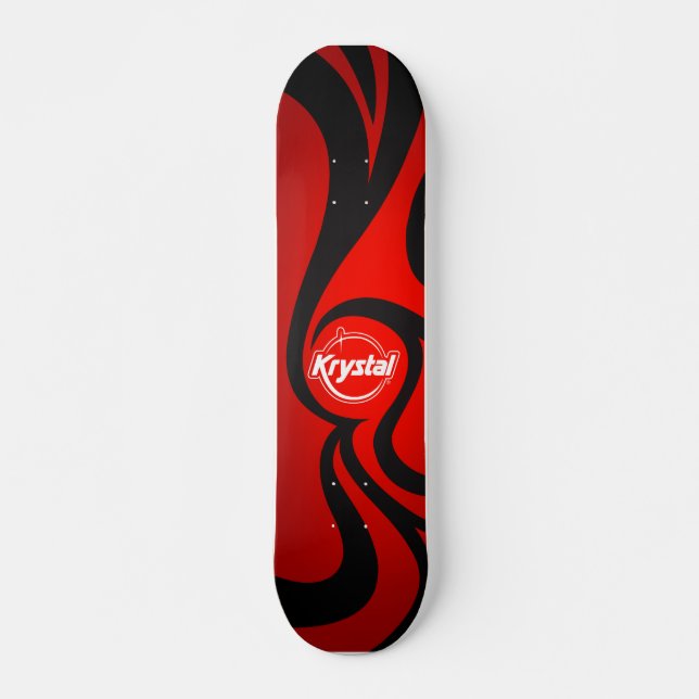 Krystal Swirl Skateboard (Framsida)