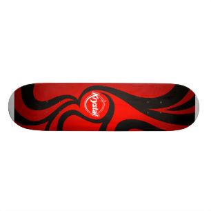 Krystal virvlar runt skateboarden mini skateboard bräda 18,5 cm