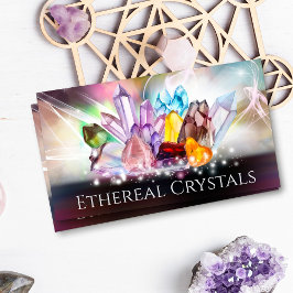 Krystaler och Gemstones energiflöde Visitkort