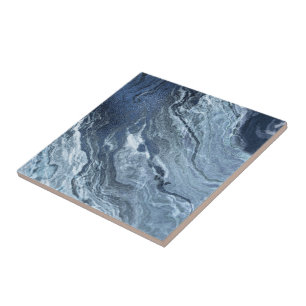 Krystaliserat blåagat   Dusty Slate MarLED Stone Kakelplatta