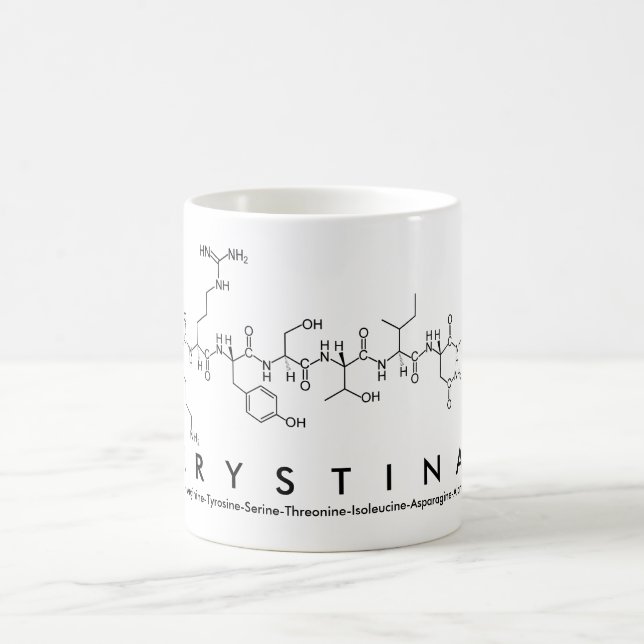 Krystina peptide namn mugg (Center)