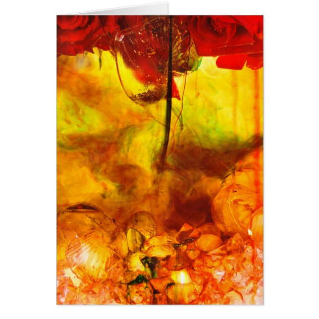 krystylträdgårdssamling hälsningskort (Framsidan)