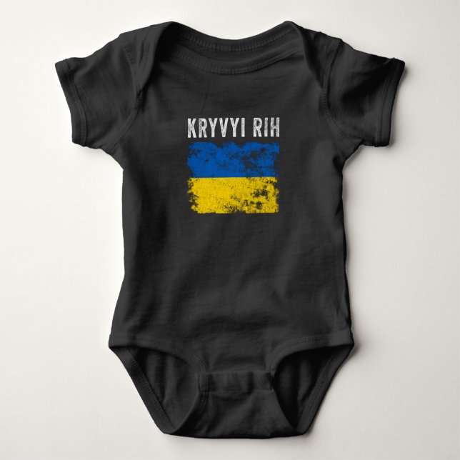 Kryvyi Rih Ukraine Ukrainian Patriotic T Shirt (Framsida)