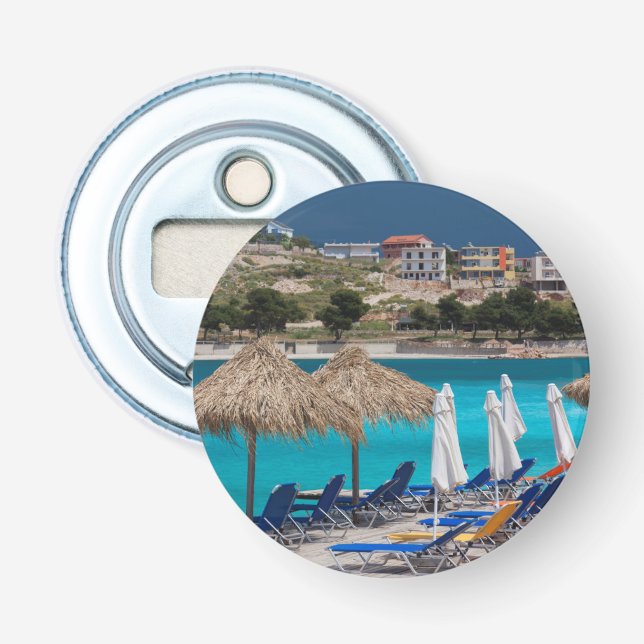 Ksamil, strandpromenad flasköppnare (Framsidan)