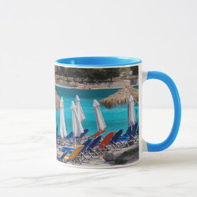Ksamil, strandpromenad mugg (Höger)