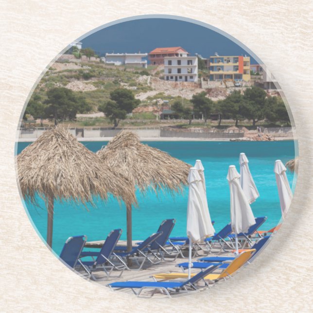 Ksamil, strandpromenad underlägg (Framsidan)
