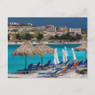 Ksamil, strandpromenad vykort
