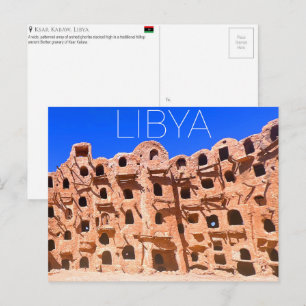 Ksar Kabaw, Libyen Resebrev vykort