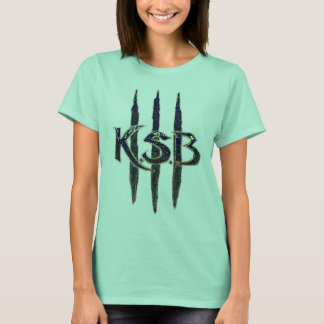 KSB Blue Grunge Logotyp Tee Shirt