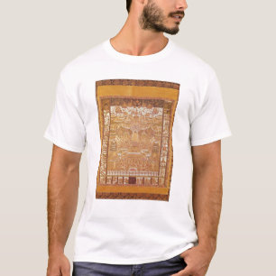 Kshitigarbha domare av helvete, från Dunhuang Tee Shirt