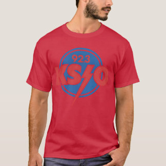 KSJO 92.3 Sten Radio Logotyp T-Shirt - Retro Bolt 