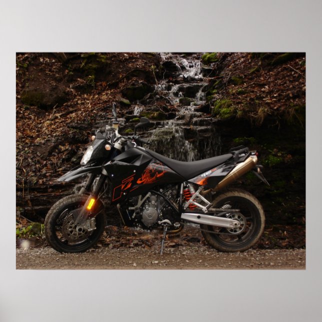 KTM 950 Supermoto Poster (Framsidan)