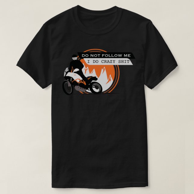 KTM Äventyr av väg  T Shirt (Design framsida)