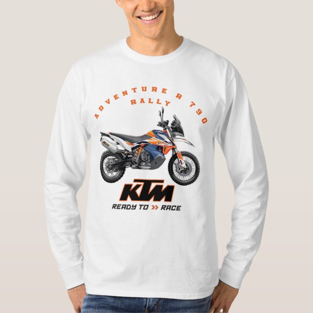 KTM Äventyr R Rally Designer Hoodie T Shirt (Framsida)