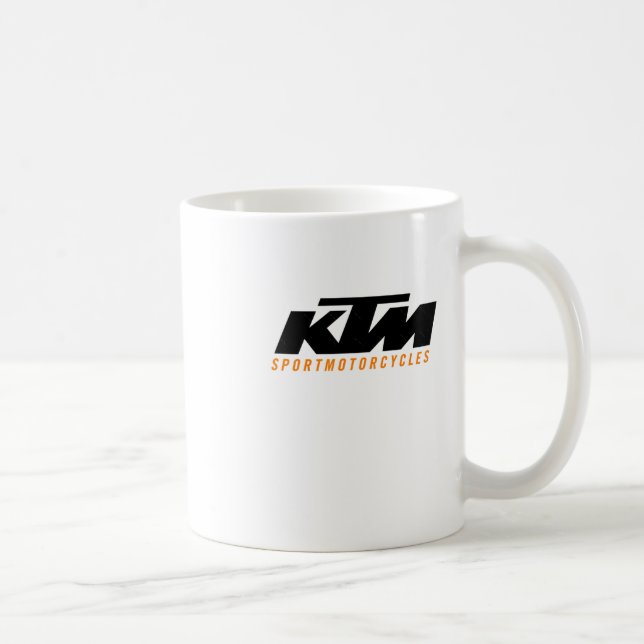 KTM Logotyp Sticker2 Kaffemugg (Höger)