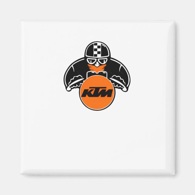 KTM Logotyp Sticker4 Magnet (Framsidan)
