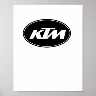 Ktm Logotyp Sticker Poster