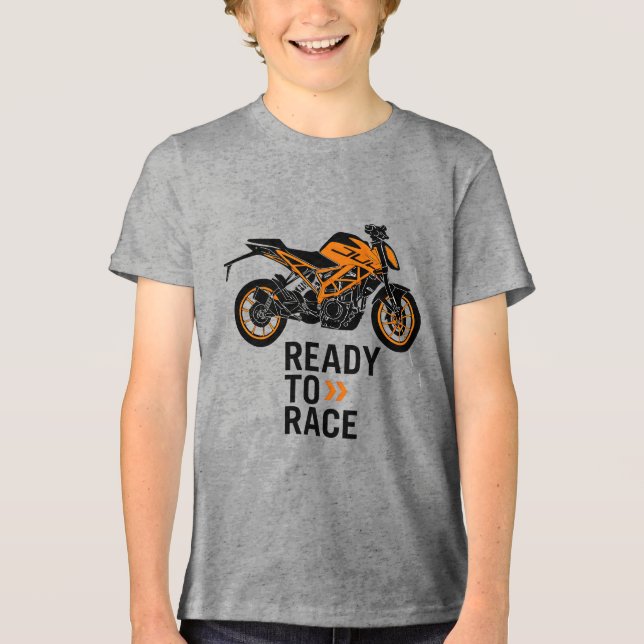 KTM Ready to Race Tee – Fuel the Ride, Own the Rd (Framsida)
