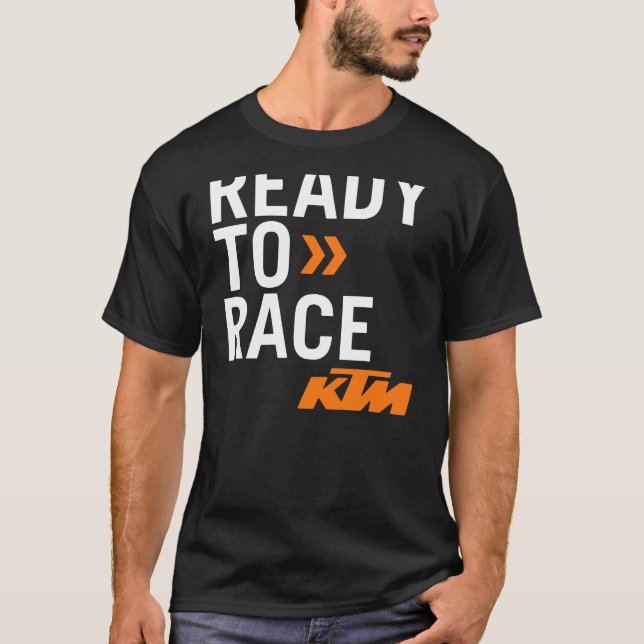 KTM-Redo till Tävling T Shirt (Framsida)