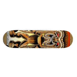 Ku hawaiansk Tiki gud Skateboard Bräda 19,5 Cm