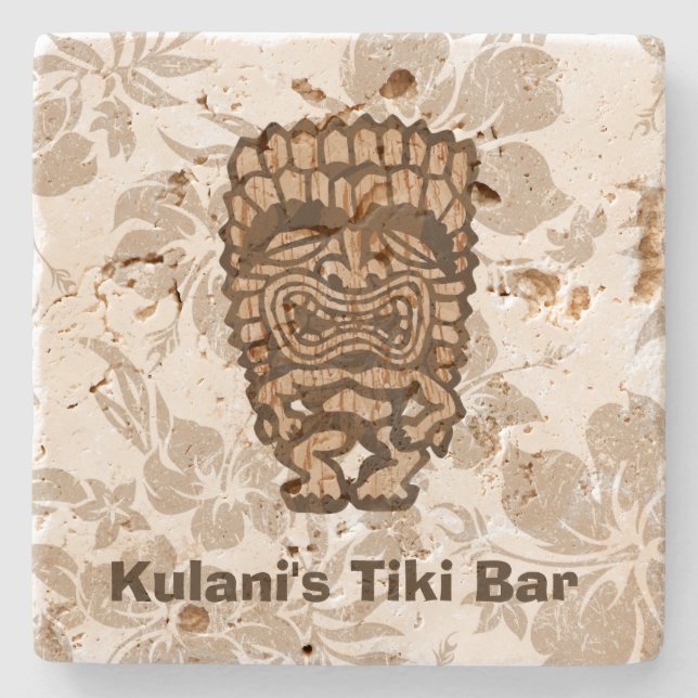 Ku-Tiki Hawaiian Anpassade Tiki Pub Underlägg (Framsidan)