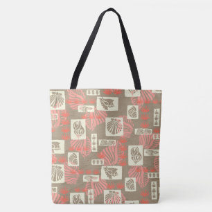 Kua Bay Hawaiian Undersea Snäcka Beach Bag Tygkasse