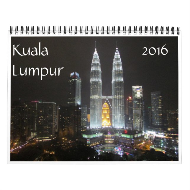 Kuala Lumpur 2016 Kalender (Omslag)