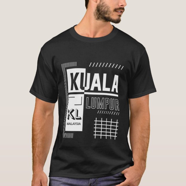 Kuala Lumpur Capital City of Malaysia South Öster  T Shirt (Framsida)