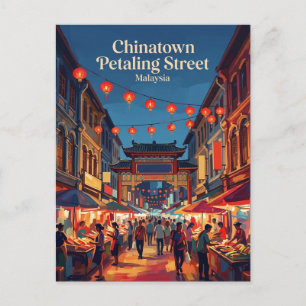 Kuala Lumpur - Chinatown (Petaling Street) Vykort