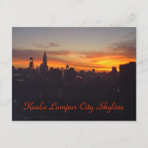 Kuala Lumpur City Skyline Vykort