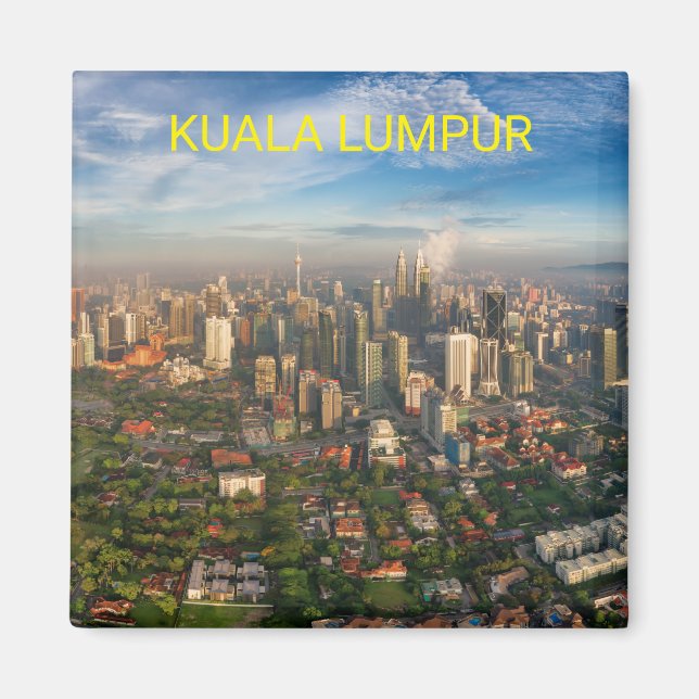 Kuala Lumpur Cityscape Magnet (Framsidan)