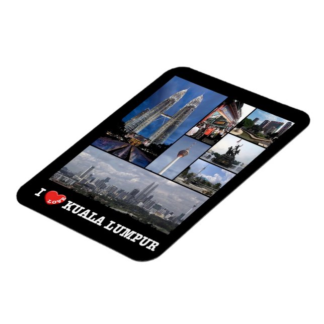 Kuala Lumpur - I Kärlek - Malaysia - Magnet (Vänstra Sidan)