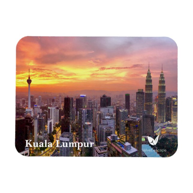 Kuala Lumpur - Magnet by Velvet Escape (Horisontell)