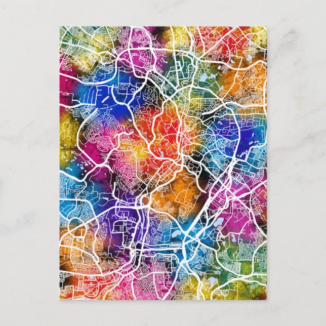 Kuala Lumpur Malaysia City Karta Vykort (Framsida)