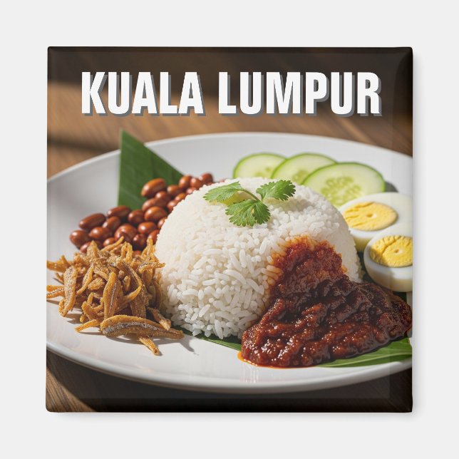 Kuala Lumpur Malaysia Magnet (Framsidan)