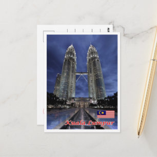 Kuala Lumpur - Malaysia - Petronas Twin Torn - Vykort