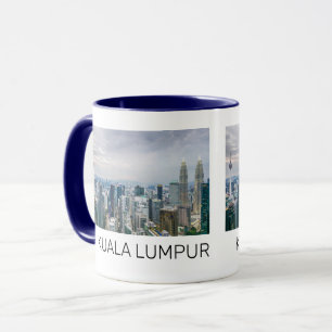 Kuala Lumpur Malaysia Skyline Vintage Souvenir Mugg