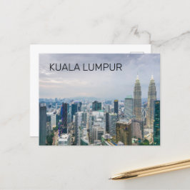 Kuala Lumpur Malaysia Skyline Vintage Souvenir Vykort