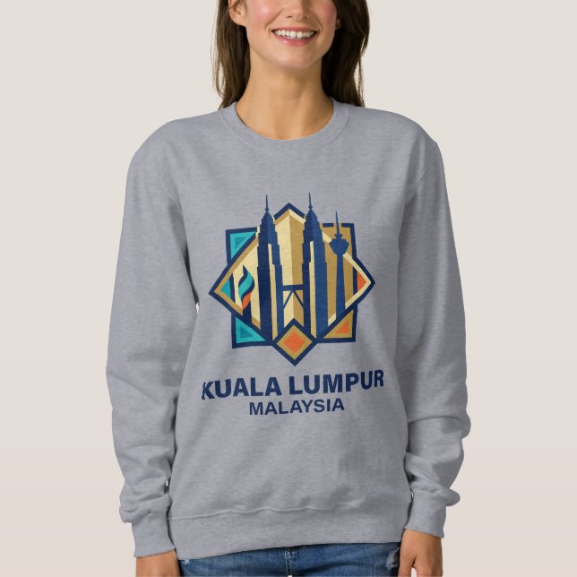 Kuala Lumpur Malaysia Southeast Asia T Shirt (Framsida)