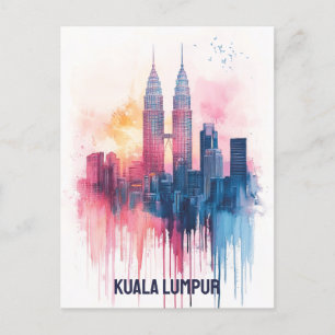 Kuala Lumpur Malaysia Vykort