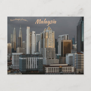 Kuala Lumpur Malaysia Vykort